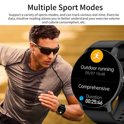 2025 Smart Watch Men Women Full Touch Screen Sport Fitness Watch Man IP67 Waterproof Bluetooth For Android IOS Smartwatch Men