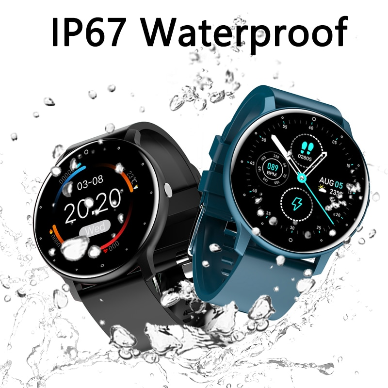 2025 Smart Watch Men Women Full Touch Screen Sport Fitness Watch Man IP67 Waterproof Bluetooth For Android IOS Smartwatch Men