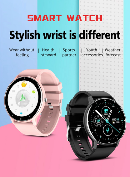 2025 Smart Watch Men Women Full Touch Screen Sport Fitness Watch Man IP67 Waterproof Bluetooth For Android IOS Smartwatch Men