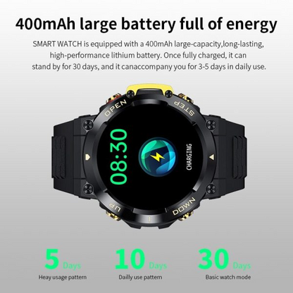 2025 Smart Watch Men Multifunctional Sport Fitness Waterproof Wrist Watch Man Bluetooth Call 400 MAh Battery Smartwatch For Men